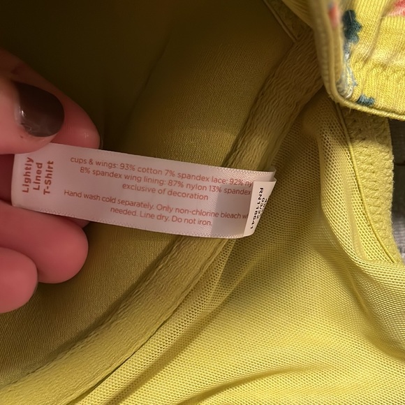 Cacique Yellow Floral Bra - Picture 5 of 5